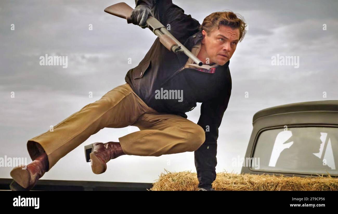 ONCE UPON A TIME IN HOLLYWOOD  2019 Sony Pictures Releasing film with Leonardo DiCaprio Stock Photo