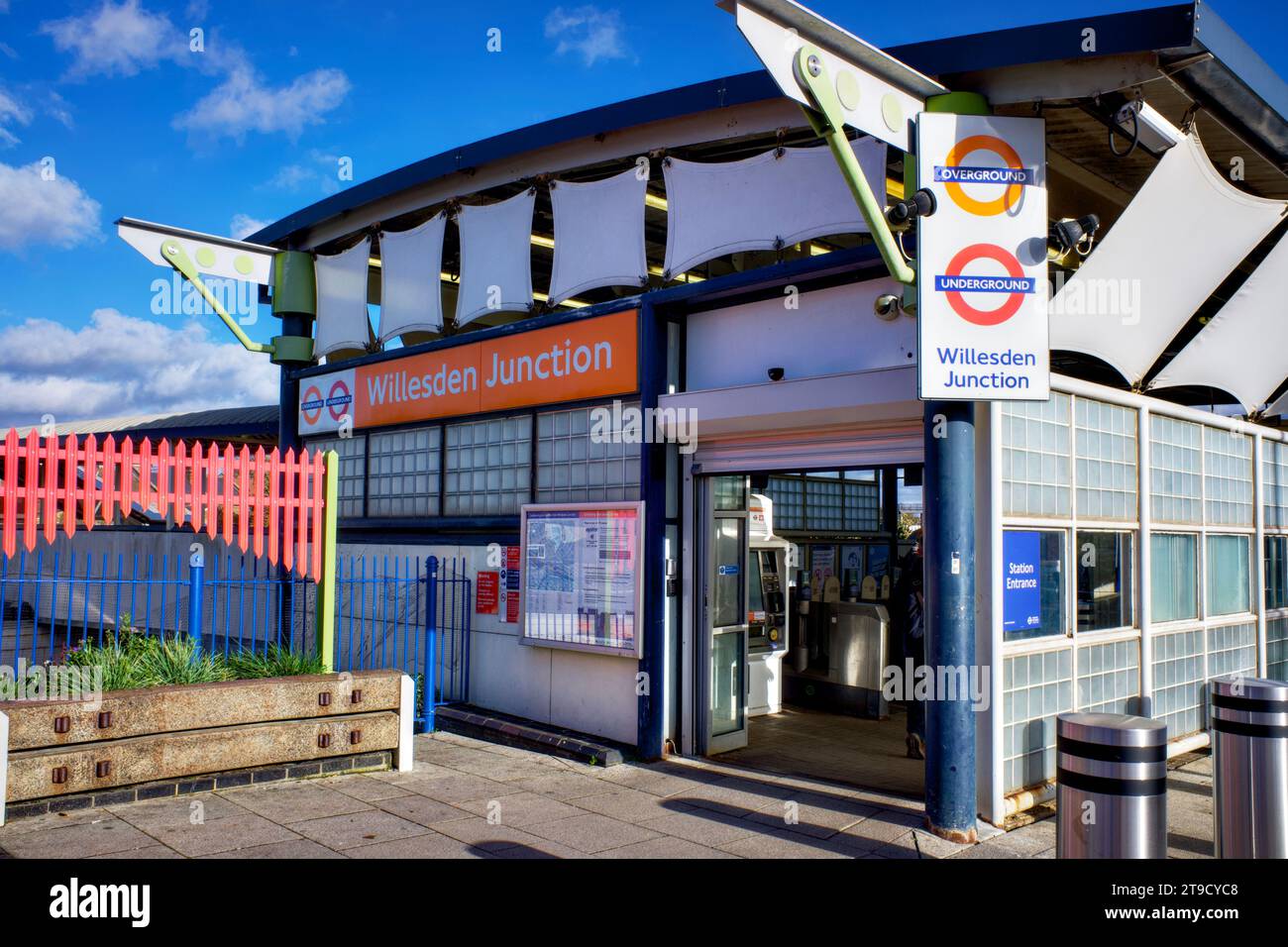 Willesden Junction Station, Harlesden, Borough of Brent, London, England, UK Stock Photo