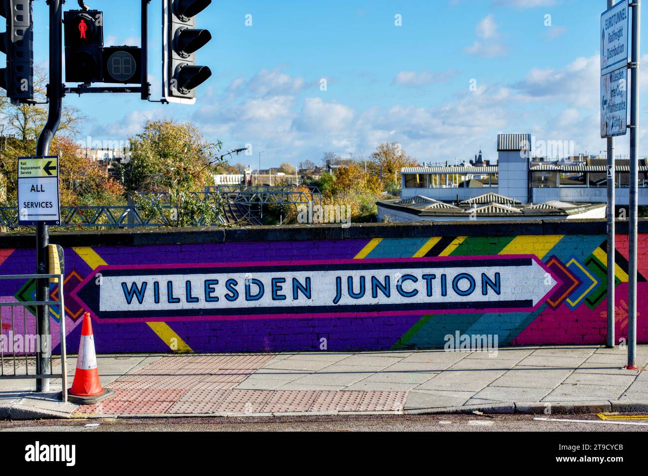 Willesden Junction Station, Harlesden, Borough of Brent, London, England, UK Stock Photo