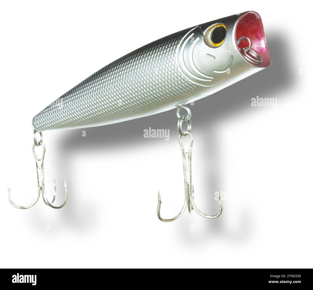 https://c8.alamy.com/comp/2T9D330/silver-colored-artificial-fishing-lure-with-dropshadow-and-red-lips-and-two-treble-hooks-designed-to-be-retrieved-on-the-surface-of-the-water-2T9D330.jpg