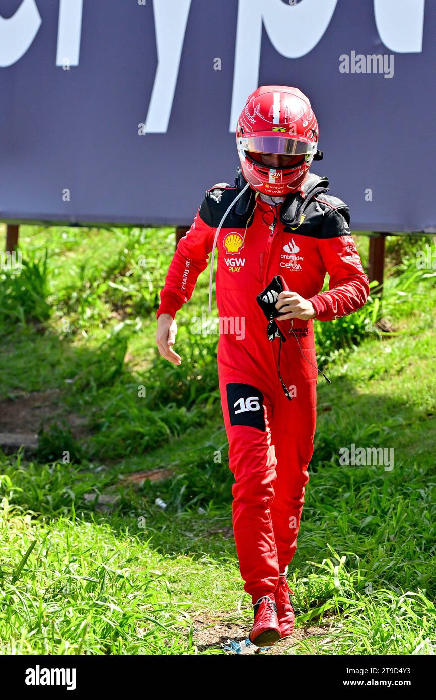 Sao Paulo, Brazil. 5th Nov, 2023. 16 Charles Leclerc (MCO, Scuderia