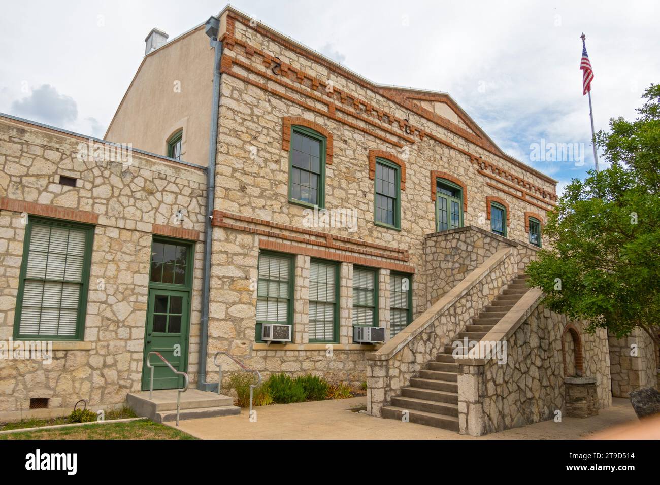 Texas, Hill Country, Medina County, Castroville, built 1854 as county