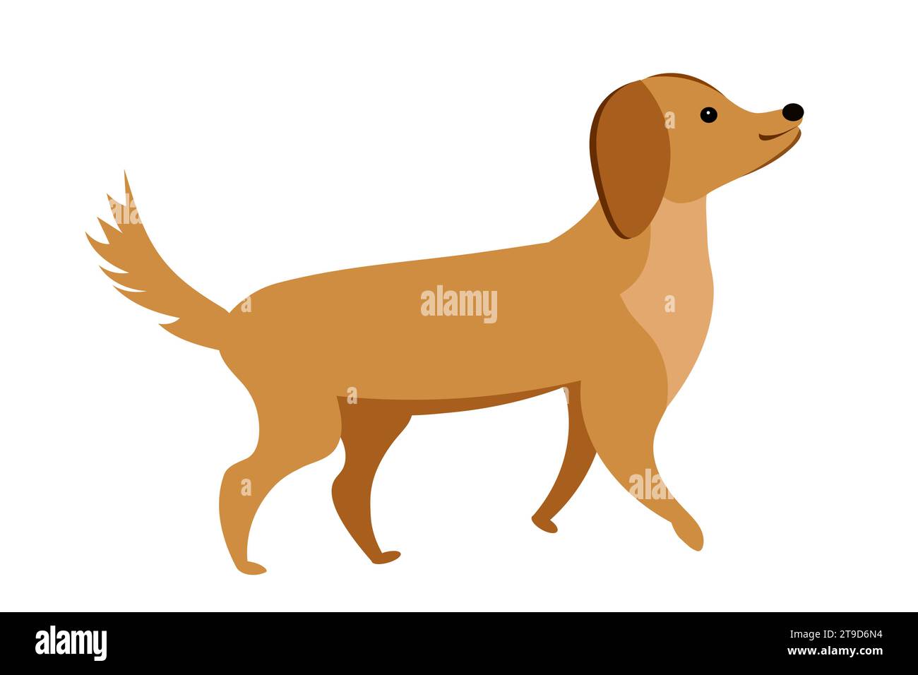 Red dog on white background Stock Vector Image & Art - Alamy