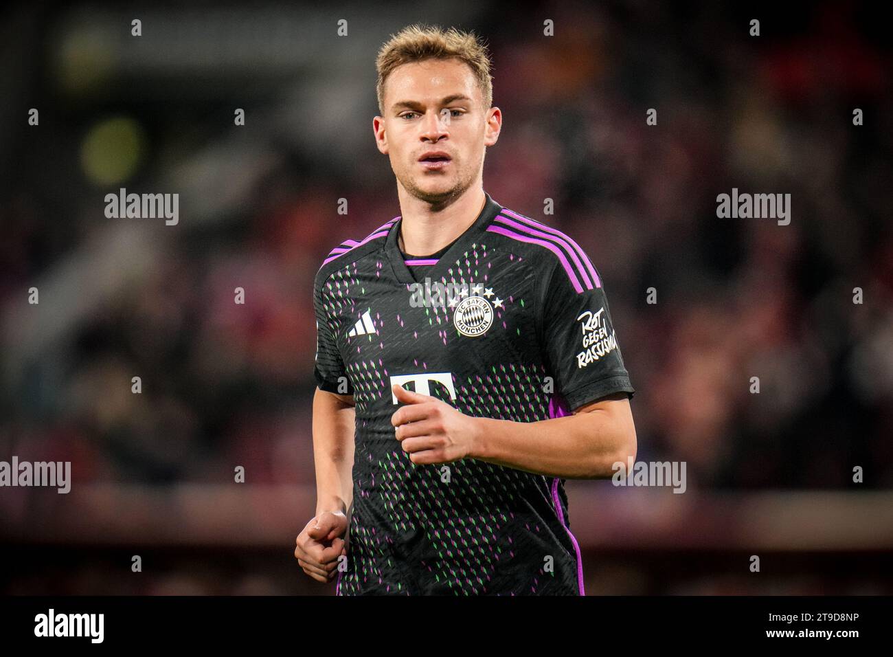 Cologne, Germany. 24th Nov, 2023. COLOGNE, GERMANY - NOVEMBER 24: Joshua Kimmich of FC Bayern Munchen looks on during the Bundesliga match between 1. FC Koln and FC Bayern Munchen at the RheinEnergieStadion on November 24, 2023 in Cologne, Germany. (Photo by Rene Nijhuis/BSR Agency) Credit: BSR Agency/Alamy Live News Stock Photo