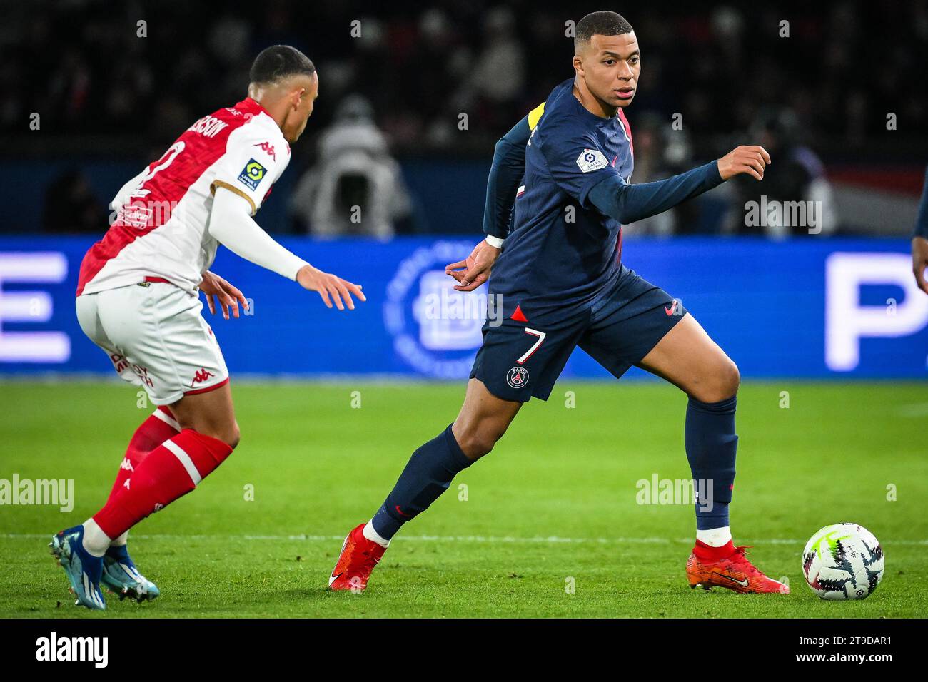 Paris, France, France. 24th Nov, 2023. Kylian MBAPPE of PSG during the ...