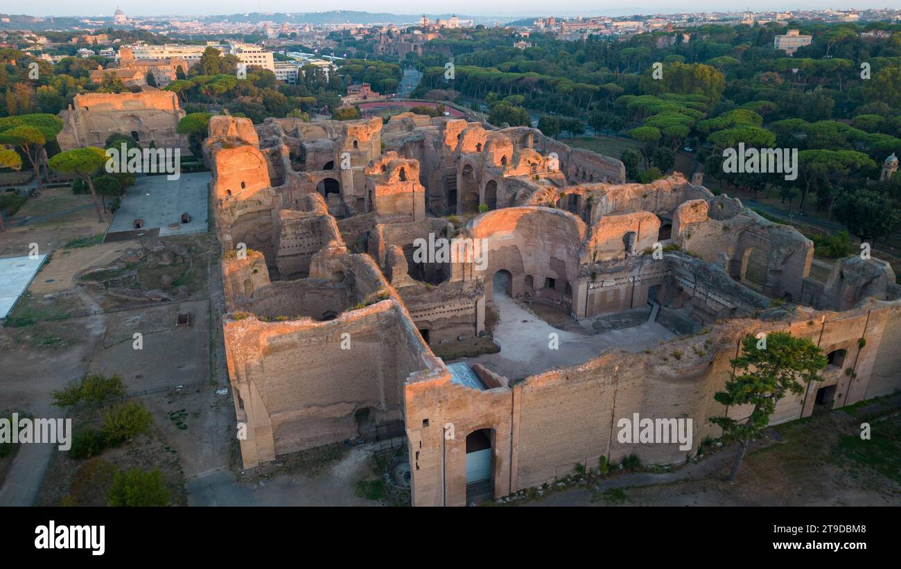 Baths Of Caracalla Aerial Hi res Stock Photography And Images Alamy