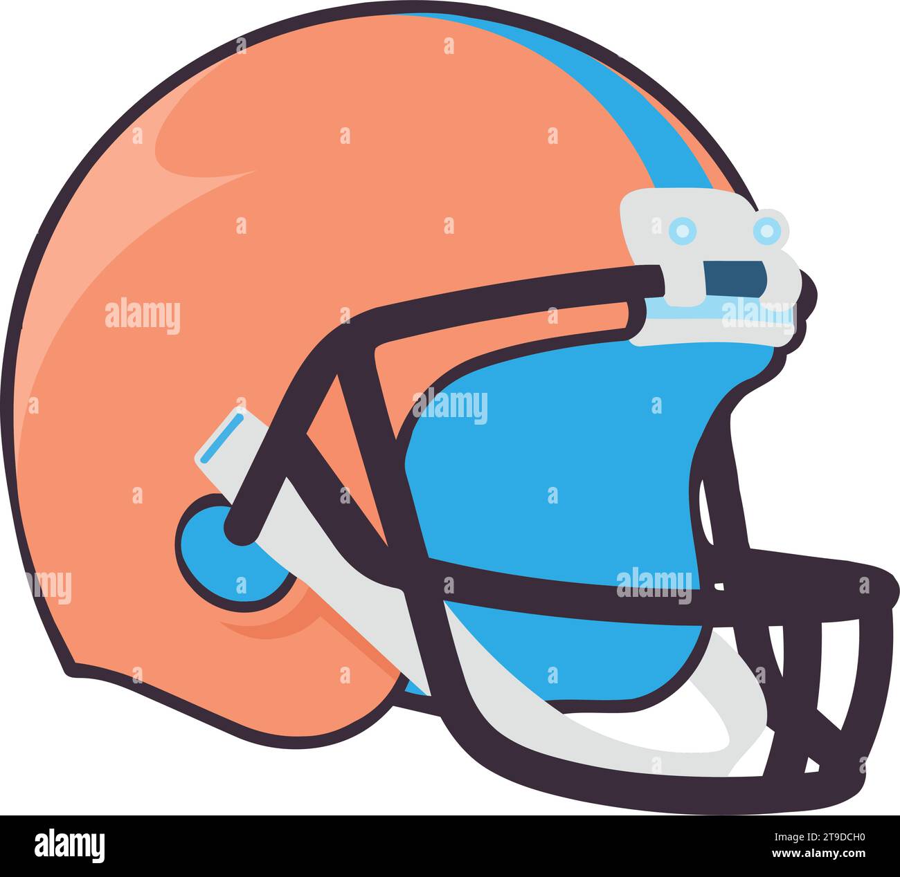 american football helmet Stock Vector Image & Art - Alamy