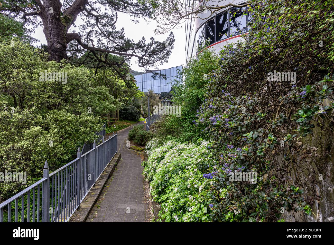 Bolton Street Memorial Park in Wellington New Zealand Stock Photo