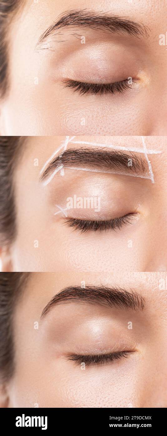 Map of eyebrow hi-res stock photography and images - Alamy