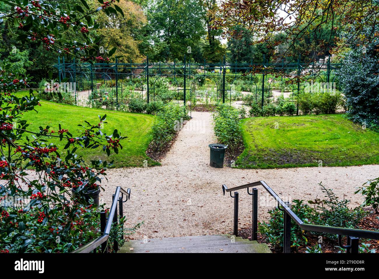 The Iveagh Gardens designed in mid19th century by Ninian Niven, Dublin