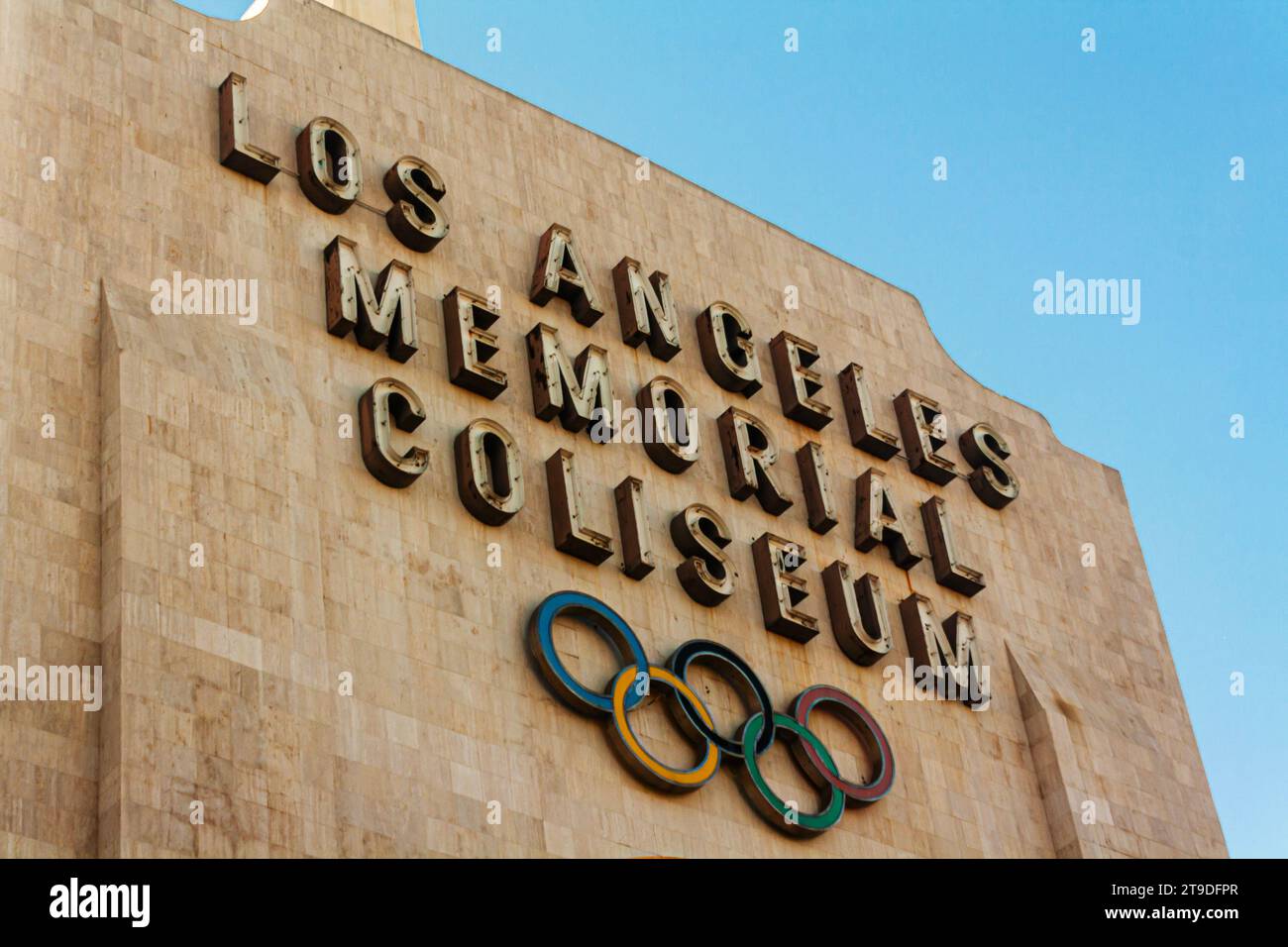 The Los Angeles Memorial Coliseum Stock Photo Alamy
