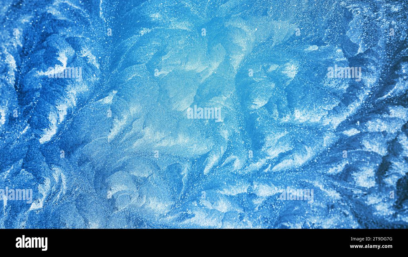 Background of blue frosted glass texture Stock Photo - Alamy