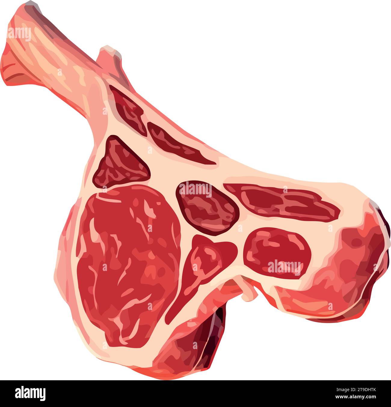 meat product chop Stock Vector Image & Art - Alamy