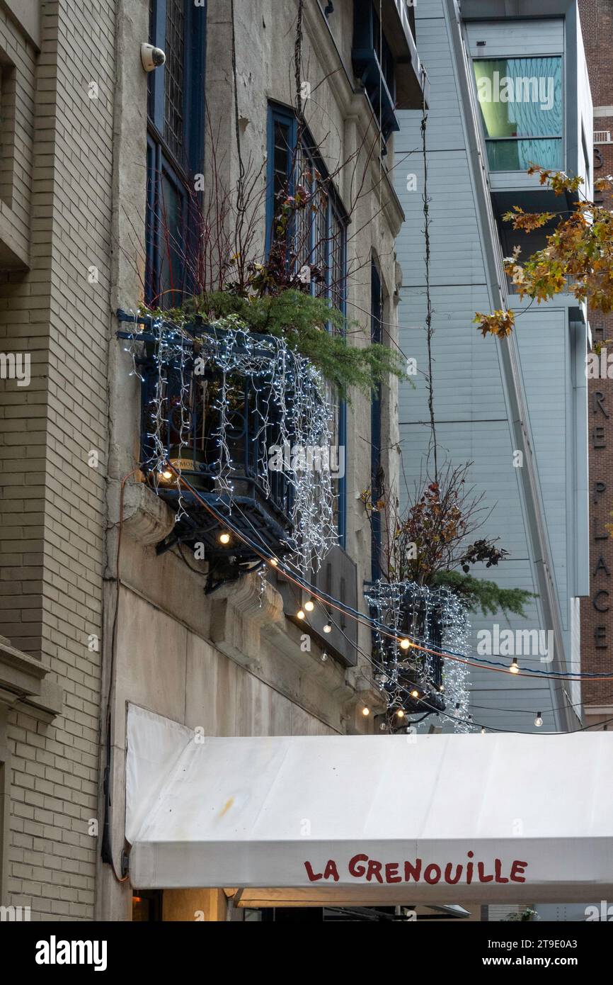 La Grenouille is a French Restaurant in Midtown Manhattan, New York