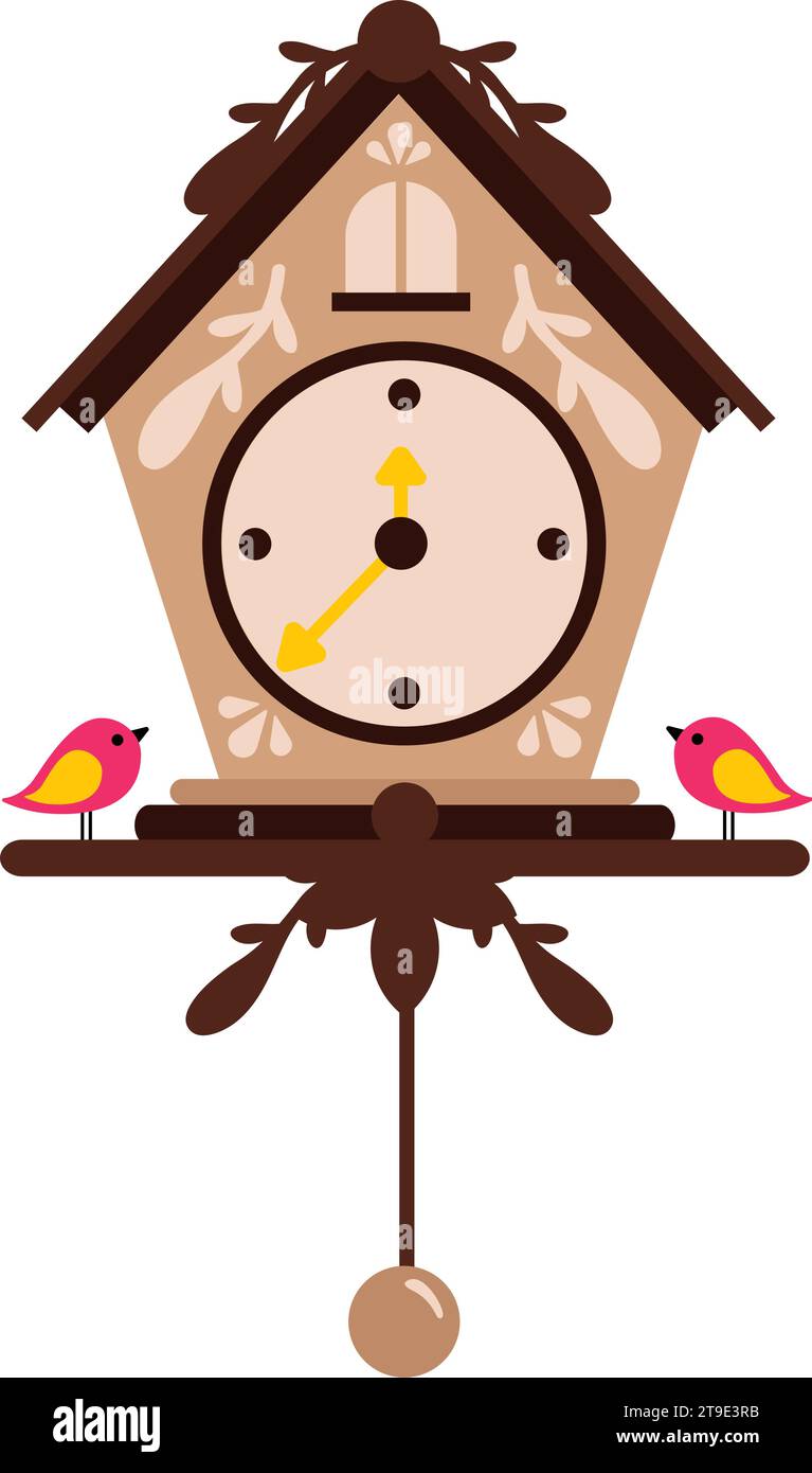 germany cuckoo clock retro Stock Vector Image & Art Alamy