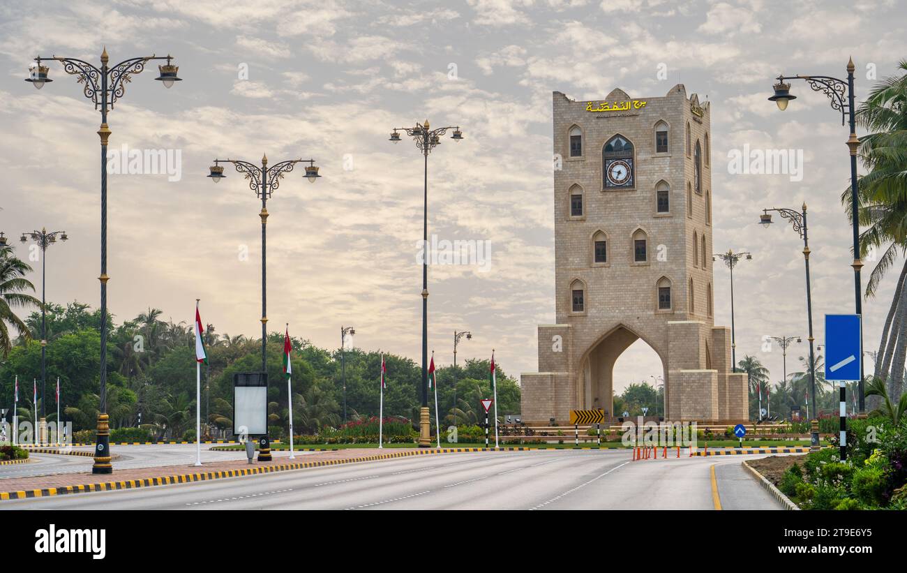 Salalah, Sultanate of Oman November 20, 2023 Clock Tower (Burj An