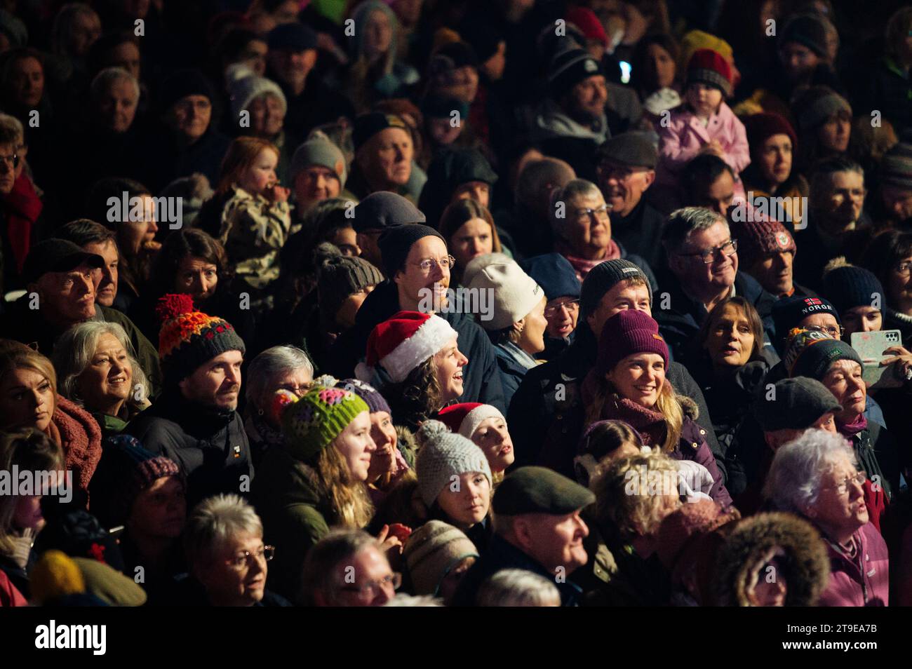 HayonWye, Wales, UK. Friday 24th November 2023. HayonWye Christmas