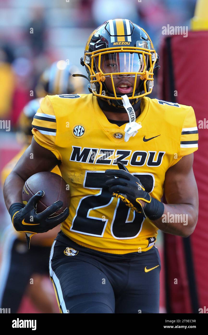 November 24, 2023: Jamal Roberts #20 Tigers Running Back Carries The