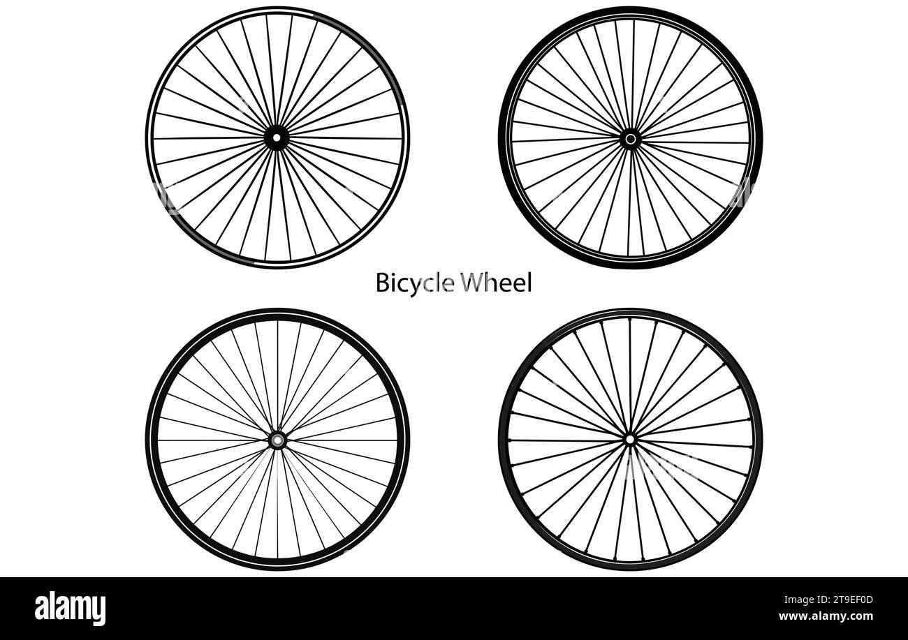 Minimalist retro bicycle wheel hires stock photography and images Alamy