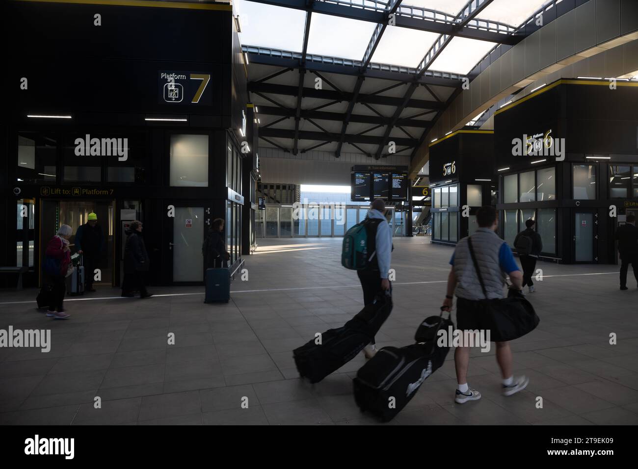 Gatwick Train Sation at Gatwick Airport opens after a major revamp wih