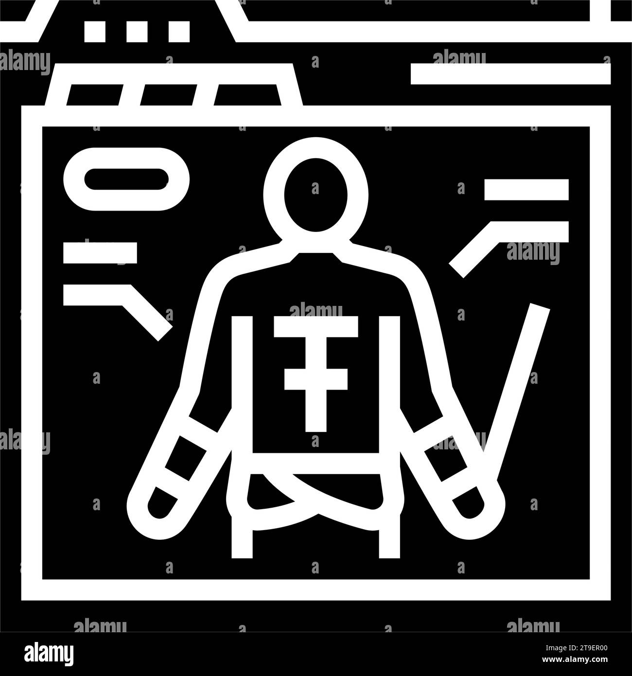character design game development glyph icon vector illustration Stock ...