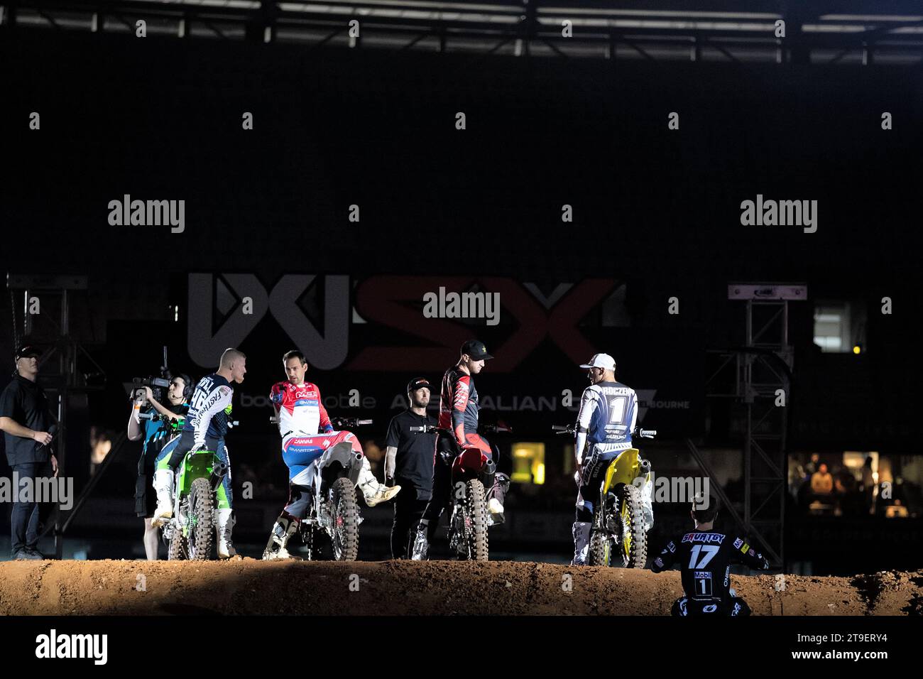 Melbourne, Australia, 25 November, 2023. The top 4 riders get ...