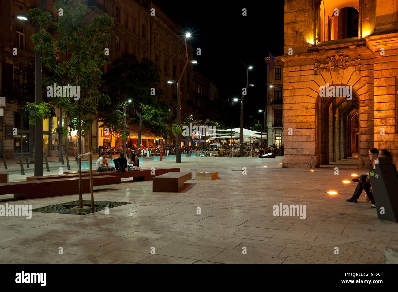 Budapest, Egyetem ter, Kecskemeti utca, Stadtgestaltung // Budapest