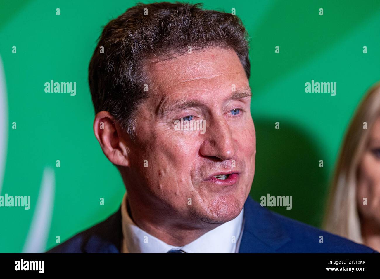 Irish Green Party Leader, Eamonn Ryan TD. Stock Photo