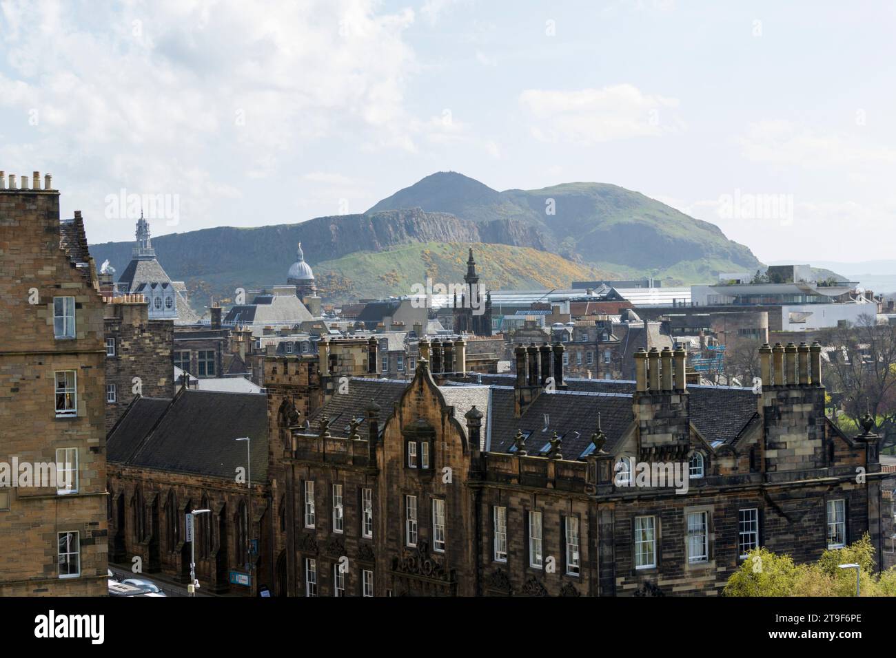 Edinburgh Scotland UK 19th April 2023 UK Arthur s Seat Seen From edinburgh-scotland-uk-19th-april-2023-uk-arthur-s-seat-seen-from