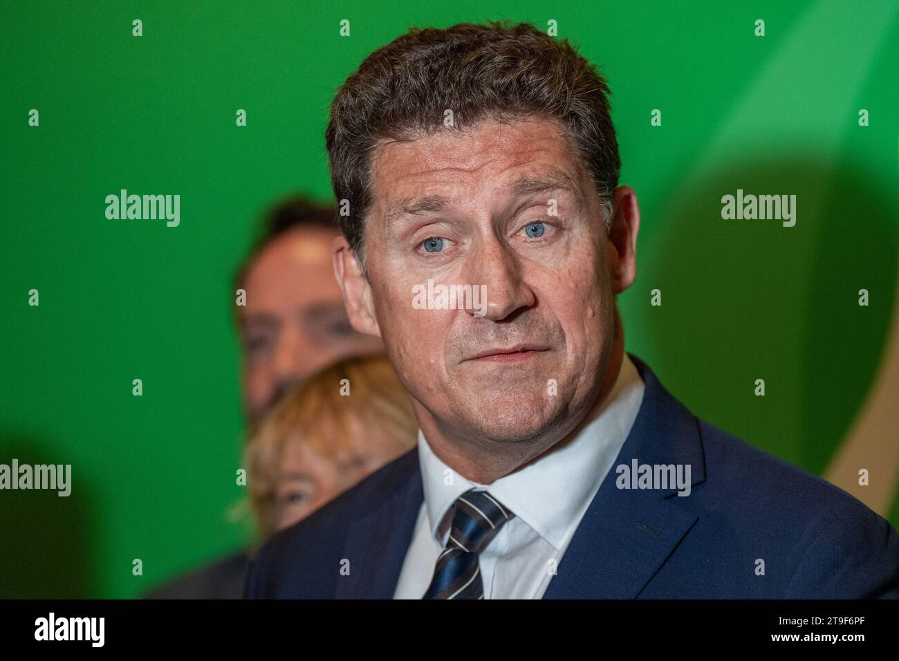 Irish Green Party Leader, Eamonn Ryan TD. Stock Photo