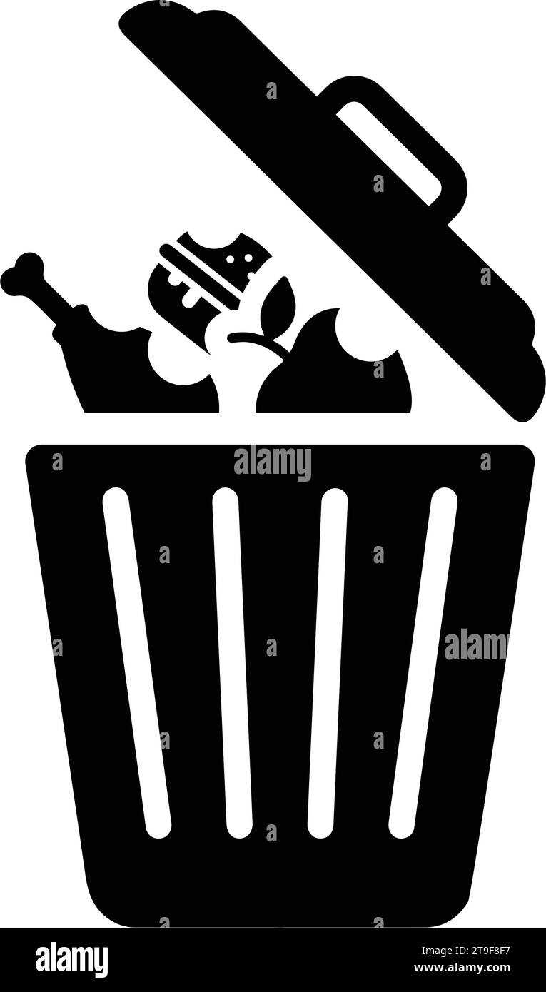 Food, food waste, garbage icon. Beautiful design and fully editable