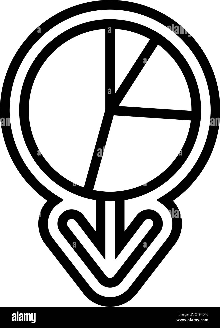 diagram loading statistical data line icon vector illustration Stock ...