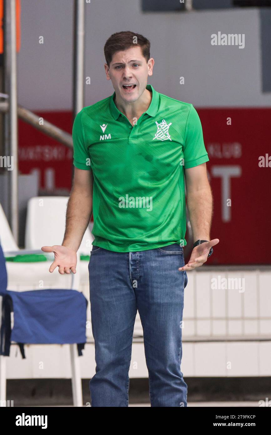 Zagreb Croatia 24th Nov 2023 Coach DE SOUSA MARQUES Nuno Andre Of 