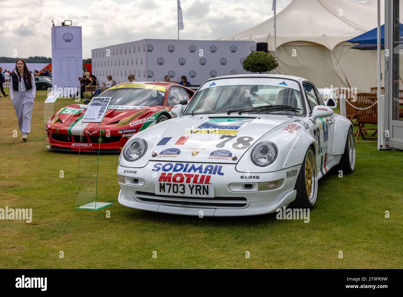1995 Porsche 911 GT2-R, on display at the Salon Privé Concours d ...