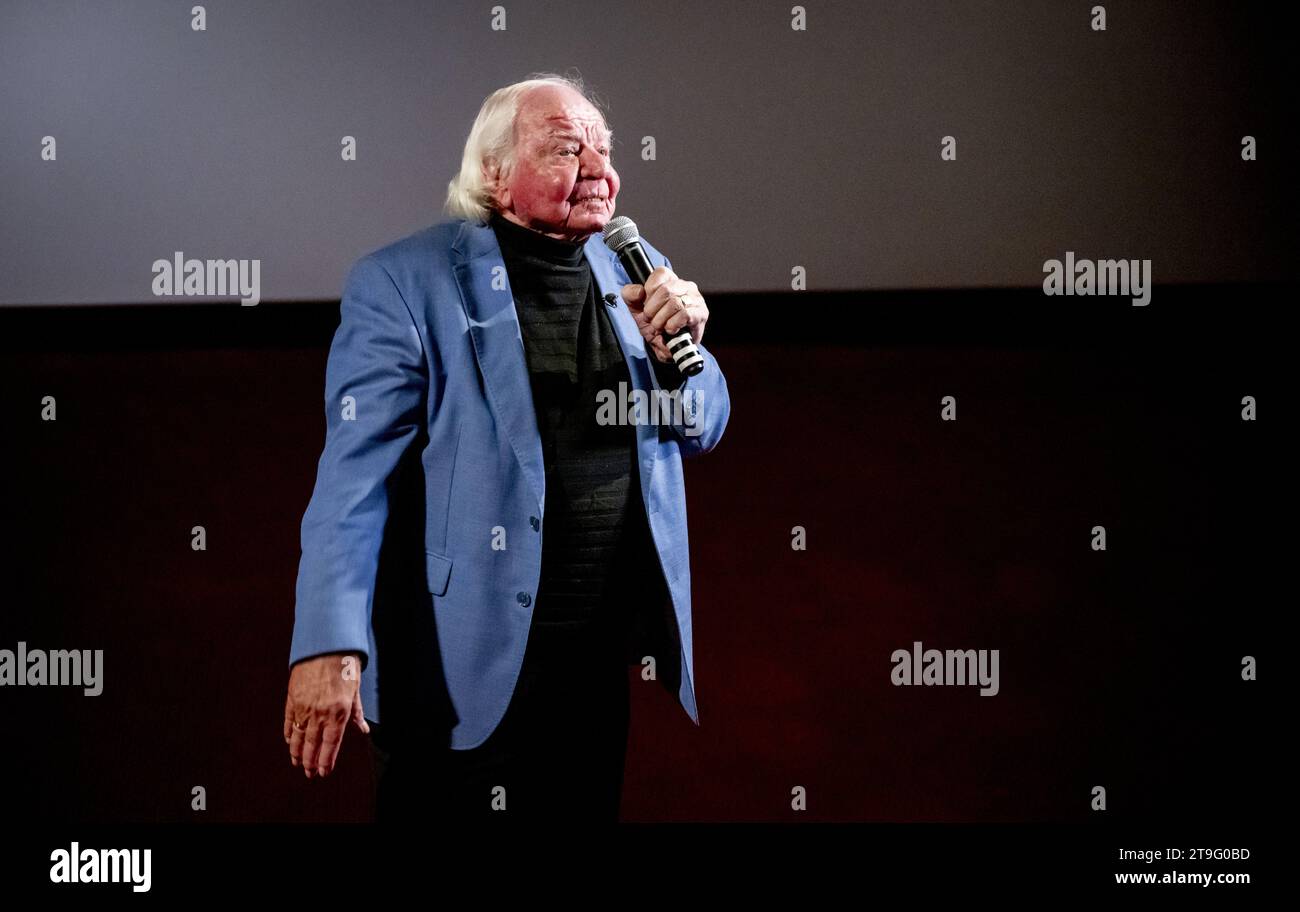 ROTTERDAM Aad van Toor after the screening of the documentary A Treasure of Memories. The