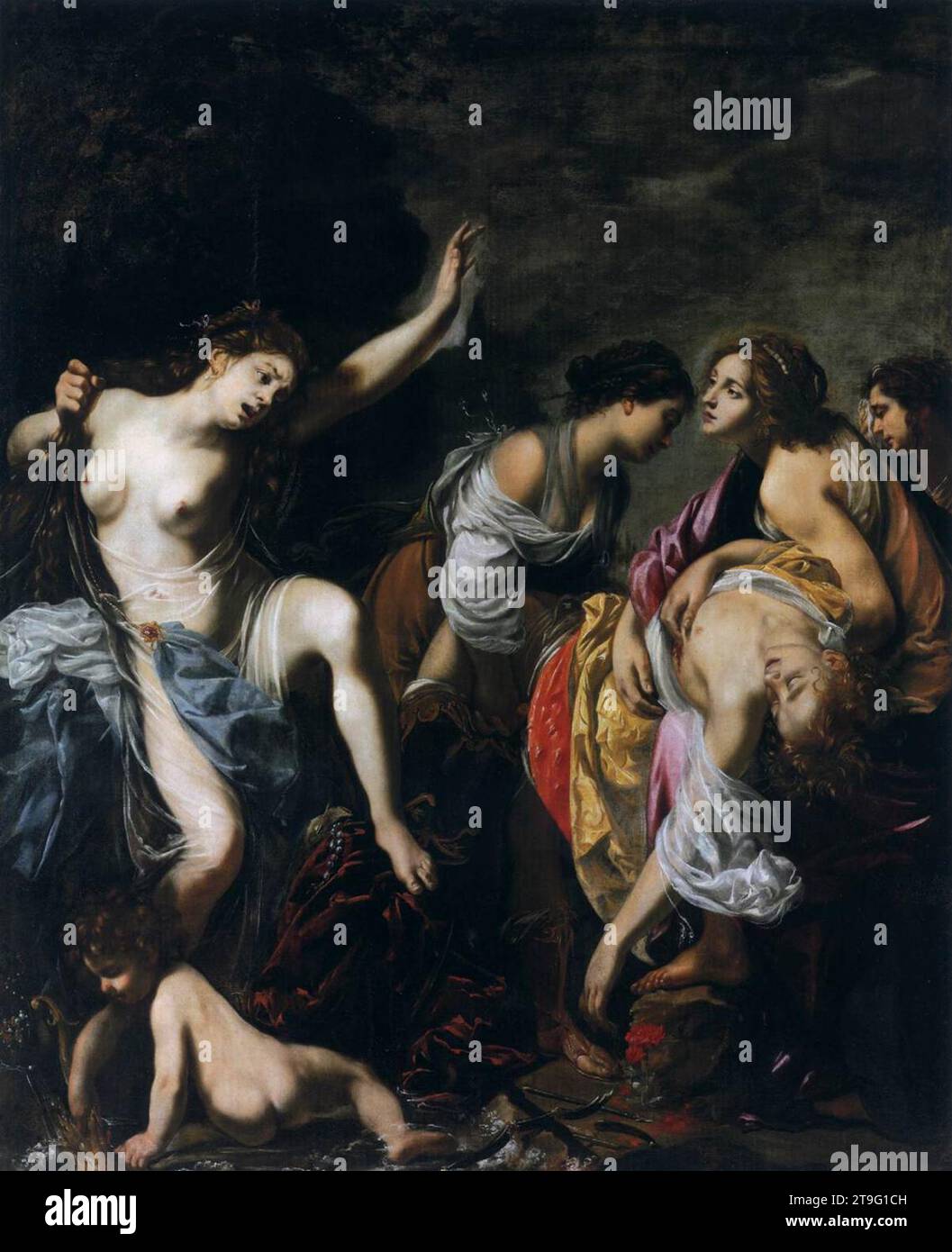 Venus Mourning the Death of Adonis 1626-28 by Francesco Furini
