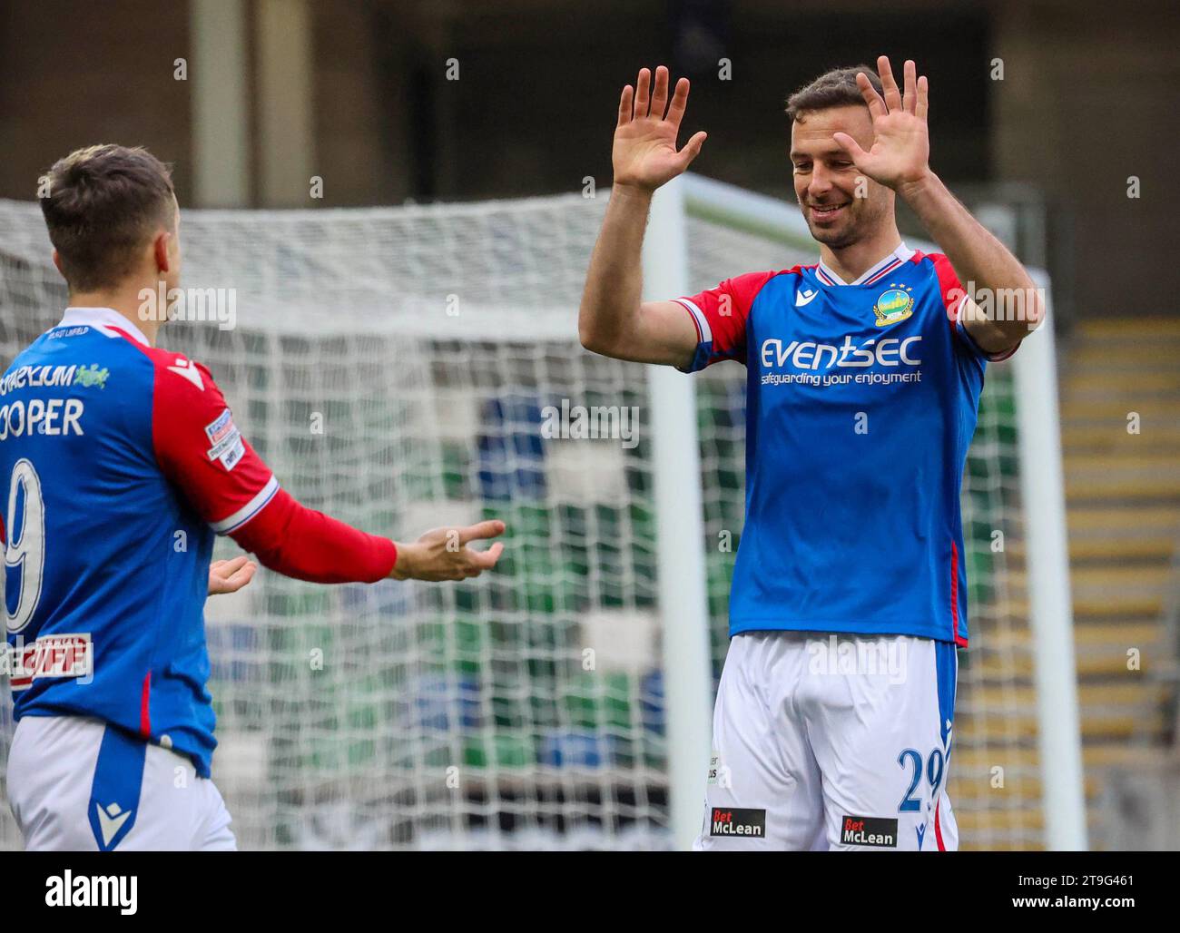 Windsor Park, Belfast, Northern Ireland, UK. 25th Nov 2023. Sports