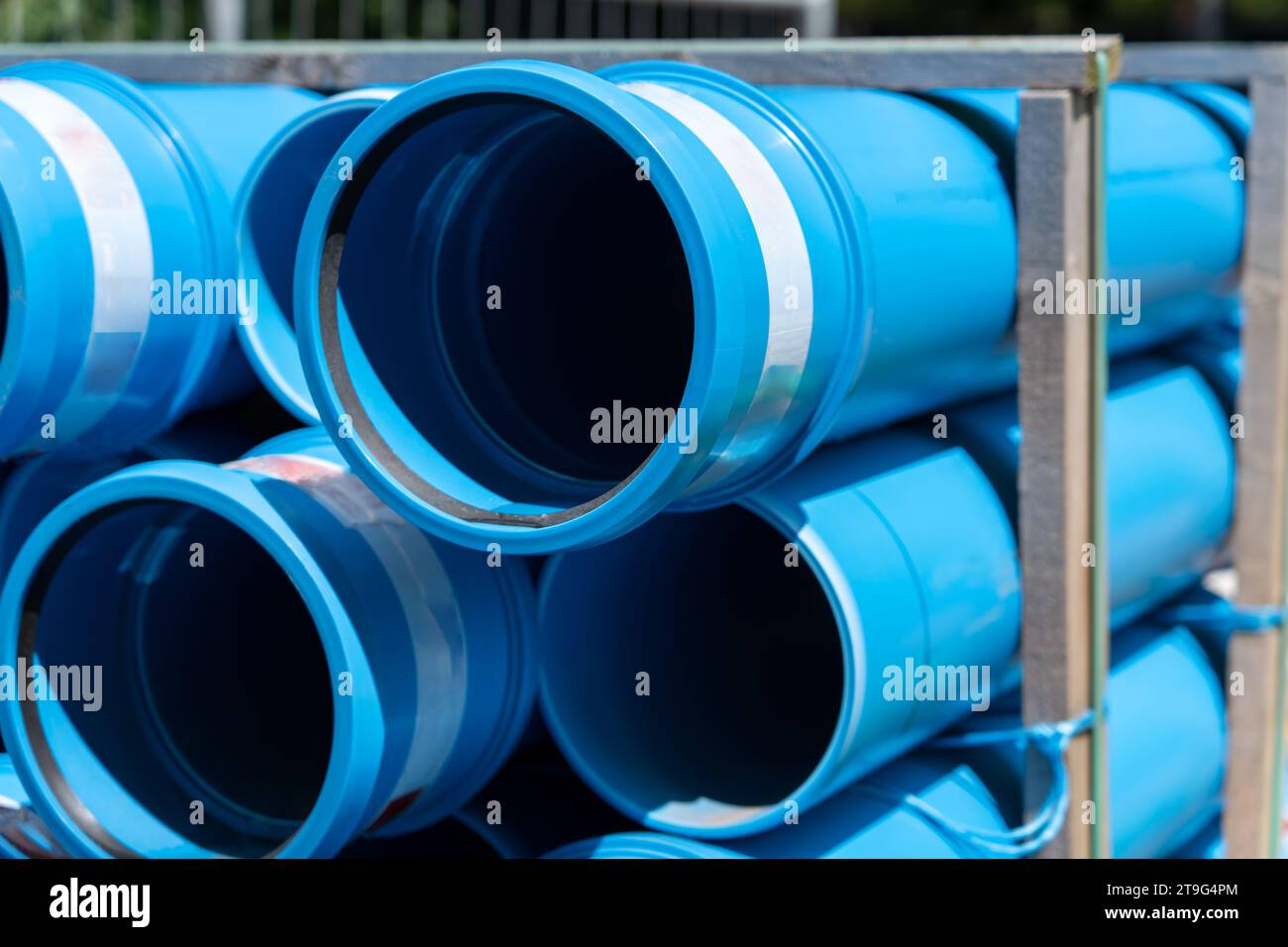 Plastic pipes, sewage system and cable laying, lagging, transportation