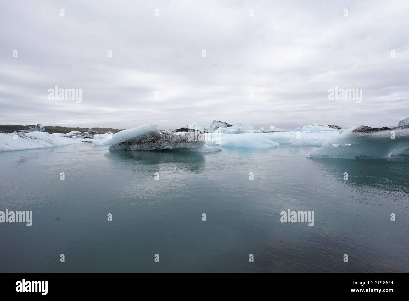 Jokulsarlon glacier lagoon in Iceland Stock Photo