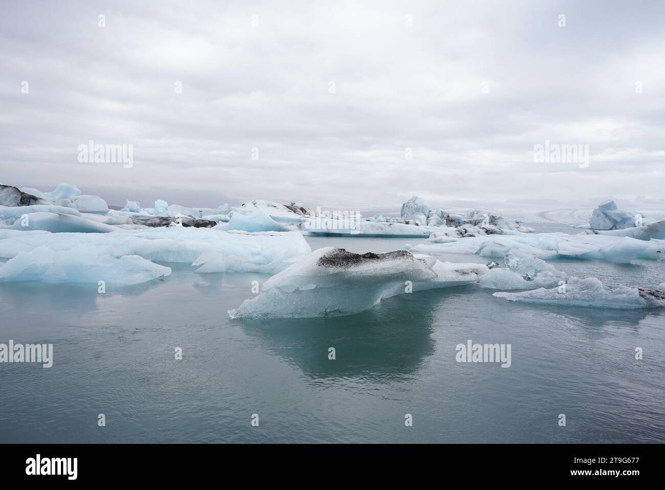 Jokulsarlon glacier lagoon in Iceland Stock Photo