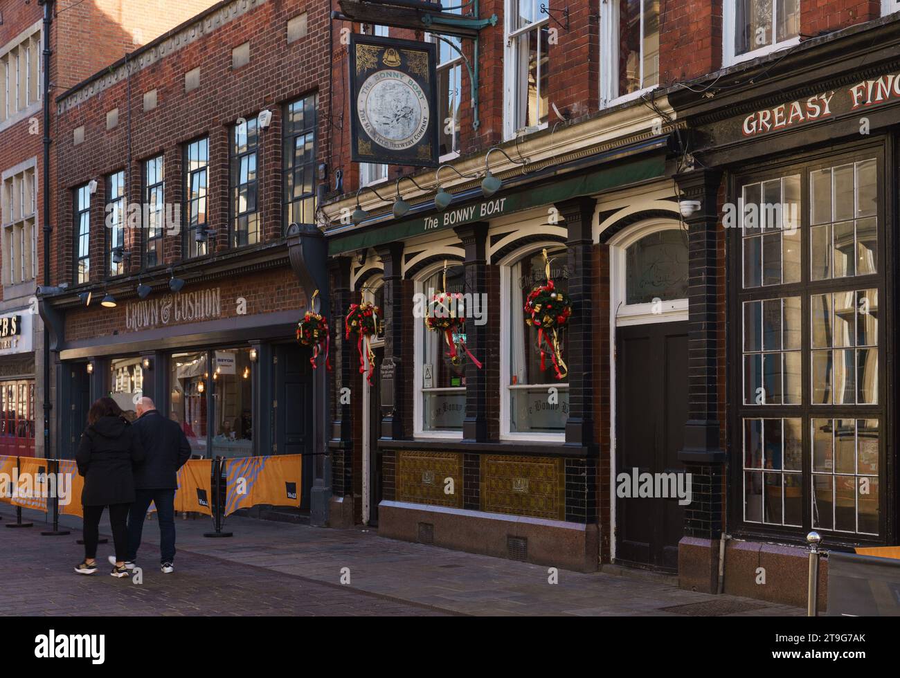 The Bonny Boat, Trinity House Lane, Hull Old Town, East Yorkshire, UK Stock Photo