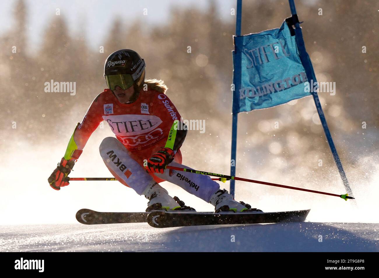 Lara Gut-Behrami of Switzerland competes during a women's World Cup ...