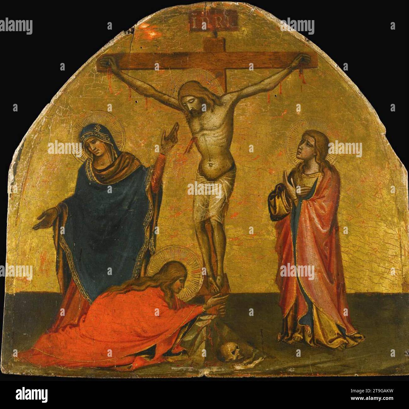 Christ on the Cross with the Virgin, Sts John and Mary Magdalene 1395 ...
