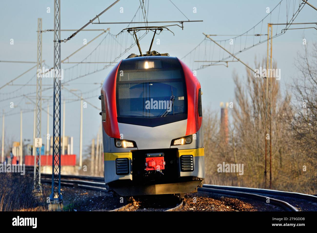 Rail transport Poland Stock Photo Alamy