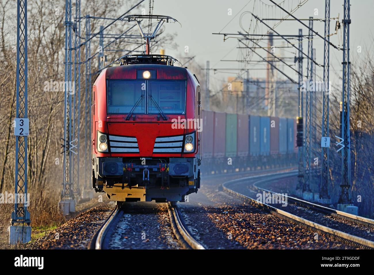 Rail transport Poland Stock Photo Alamy
