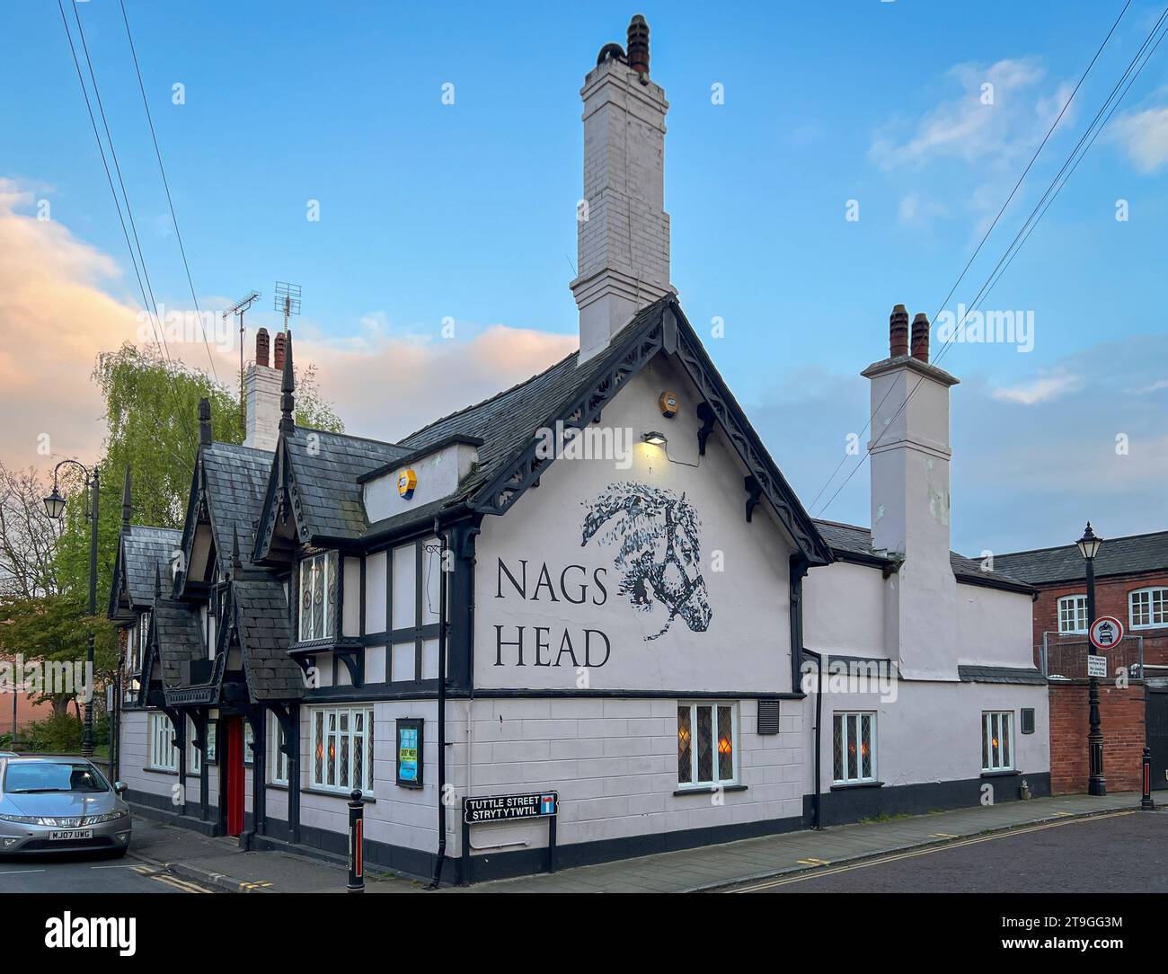 The Nags Head public house in the city of Wrexham, North Wales, UK