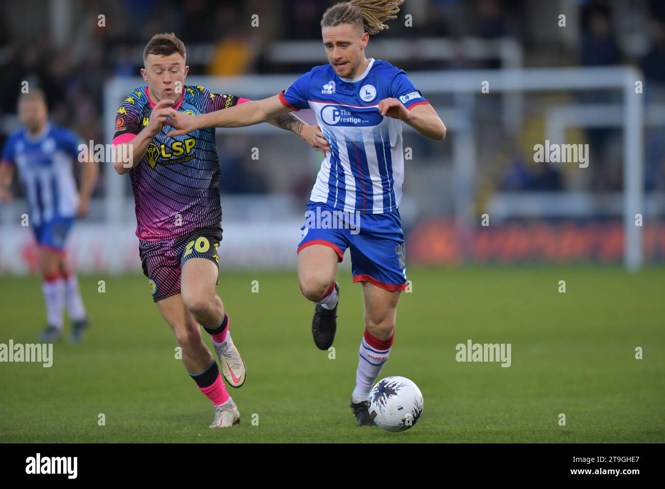 Hartlepool United's Kieran Burton during the Vanarama National League match  between Altrincham and Hartlepool United at