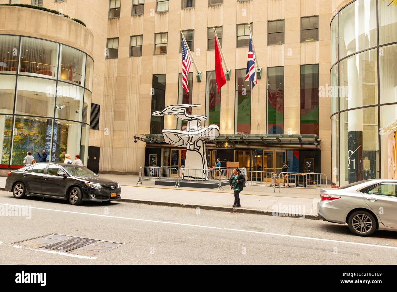 Christie's auction house, Rockefeller Plaza, New York City, United