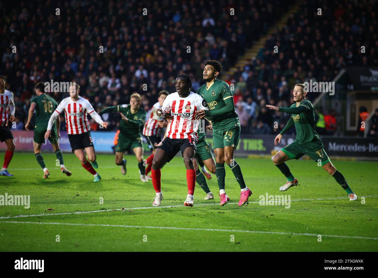 PLYMOUTH, ENGLAND - NOVEMBER 25: Eliezer Mayenda Of Sunderland FC ...