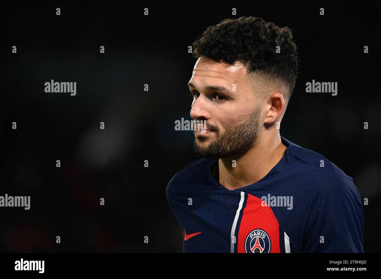 Julien Mattia/Le Pictorium - PSG, Monaco. 24th Nov, 2023. France/Ile-de-France (region)/Paris - Goncalo Ramos at the Ligue 1 Ubereats match between PSG and AS Monaco at the Parc de Princes on November 24, 2023. Credit: LE PICTORIUM/Alamy Live News Stock Photo